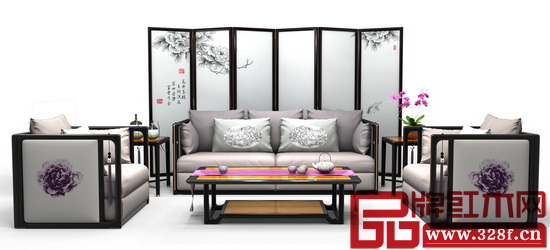 世珀當(dāng)代東方家具——《D客廳組合》