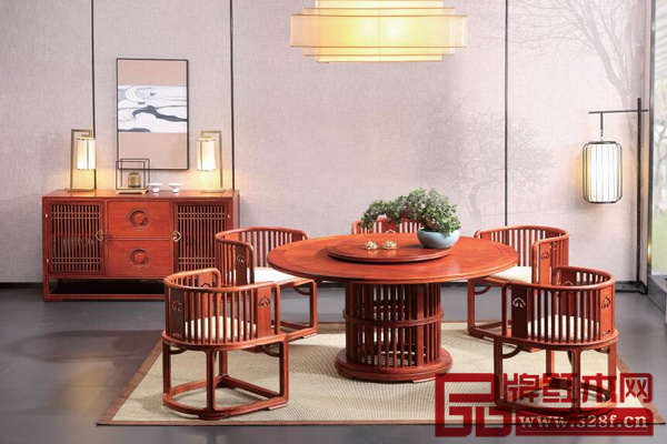 國壽紅木“世外桃源”新明式紅木家具《明軒餐廳系列》 國壽紅木“世外桃源”新明式紅木家具《明軒餐廳系列》