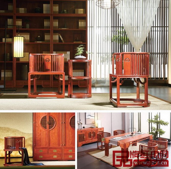 幾乎客廳、餐廳、書房、臥室各系列家具都可以搭配國壽椅，并且毫無違和感