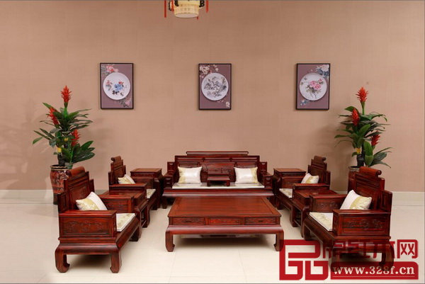 富雅紅木《呈祥寶座》