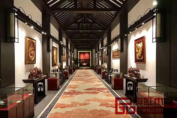 永華紅木藝術館內景 