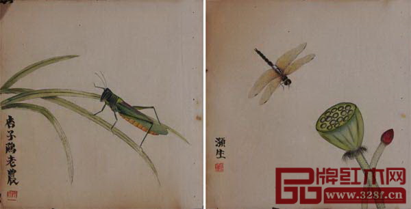 紅寶軒書畫紅木《大明雅韻》系列家具以國畫大師齊白石畫作中的花鳥、蟲魚元素為靈感 紅寶軒書畫紅木《大明雅韻》系列家具以國畫大師齊白石畫作中的花鳥、蟲魚元素為靈感