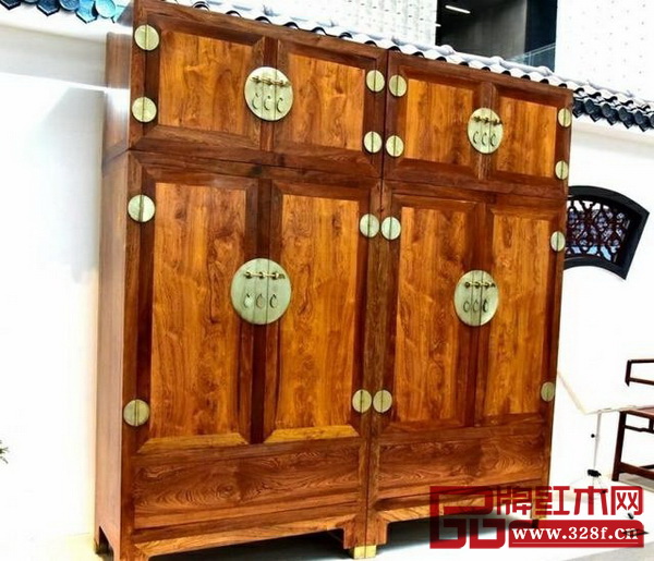 海南黃花黎大四件柜 海南黃花黎大四件柜
