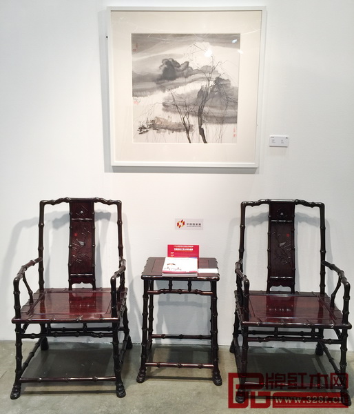 中國傳統(tǒng)工藝大師、深圳泰和園董事長邵湘文代表作《當代君子竹節(jié)椅》亮相第22屆美國洛杉磯藝術(shù)博覽會中國國家展