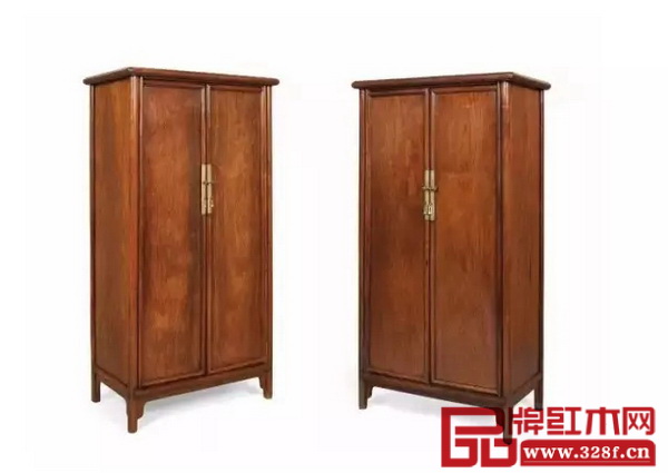 明晚期至清康熙早期黃花梨圓角柜成對