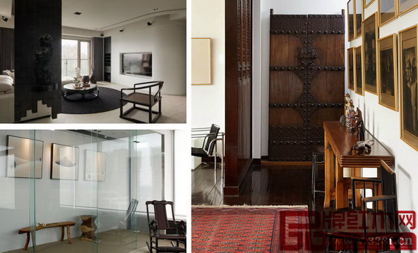 新中式紅木家具可以隨機(jī)擺放、單獨(dú)存在，多樣的布局方式造就了家居的個(gè)性