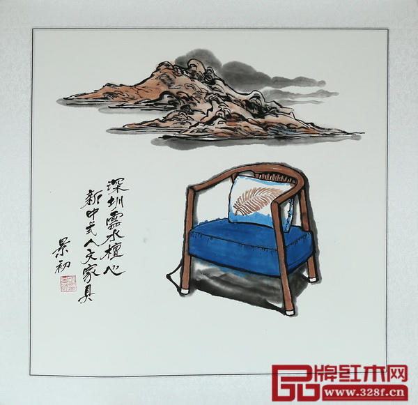 深圳云水檀心的新中式人文家具 深圳云水檀心的新中式人文家具