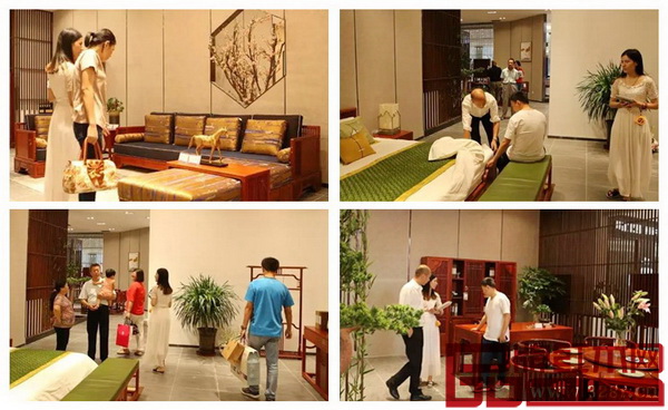 國壽新明式紅木家具成為世邦家居商場當中一抹亮麗的桃花源 國壽新明式紅木家具成為世邦家居商場當中一抹亮麗的桃花源