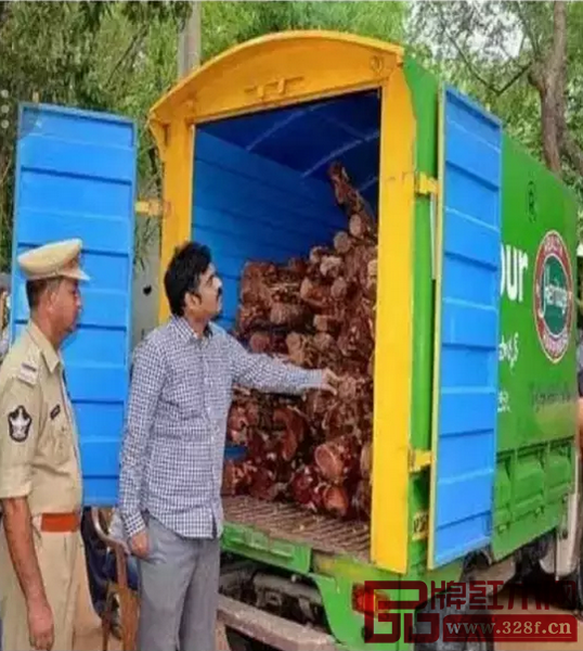 印度警方對小葉紫檀走私的查禁力度再次加大，接連破獲兩起大案