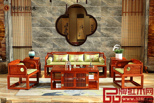 華行紅木巴花精品——明式沙發(fā)