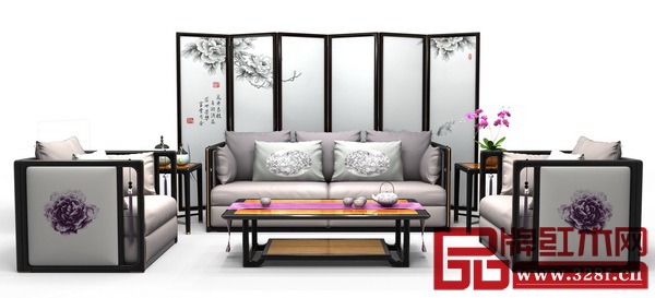 憶古軒“世珀”當(dāng)代東方家具《D 客廳組合》 憶古軒“世珀”當(dāng)代東方家具《D 客廳組合》