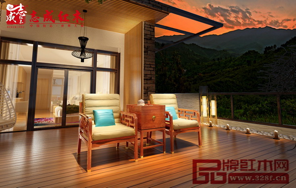 志成紅木·蘭閨休閑椅 志成紅木·蘭閨休閑椅