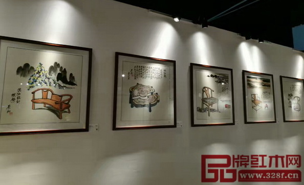 “景初新中式家具書畫展”部分作品