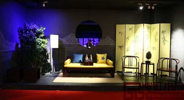 博大·日出江山首屆中國新中式紅木家具大會展位內(nèi)景 博大·日出江山首屆中國新中式紅木家具大會展位內(nèi)景