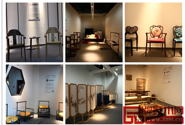 “新意思”新中式紅木家具設(shè)計展上的部分設(shè)計院校作品