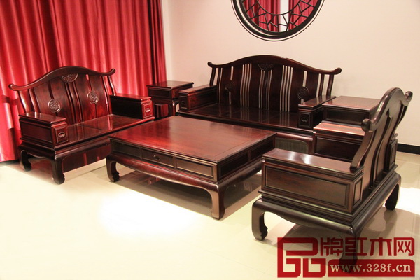 大清御品——贊比亞紫檀官帽沙發(fā)