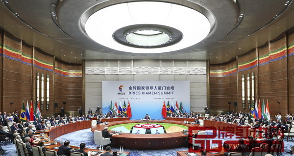 金磚國家領導人第九次會晤在福建廈門隆重開幕 金磚國家領導人第九次會晤在福建廈門隆重開幕