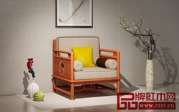 志成紅木《蘭閨·景明系列單椅》 志成紅木《蘭閨·景明系列單椅》