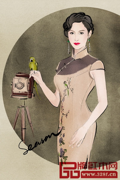 老周家居·春舍里居玲瓏系列以二三十年代的旗袍為靈感,盡顯旖旎與張揚 老周家居·春舍里居玲瓏系列以二三十年代的旗袍為靈感,盡顯旖旎與張揚