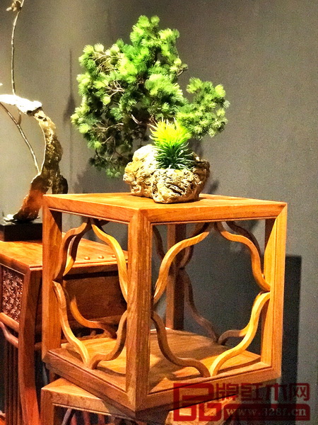 綠植與紅木家具的美感相得益彰 綠植與紅木家具的美感相得益彰