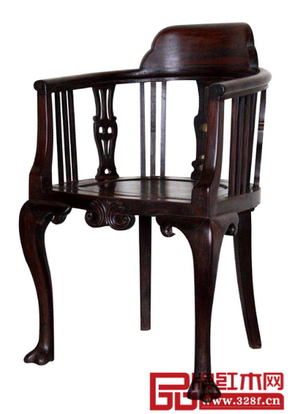 海派紅木扶手椅