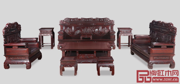 寶麟紅木《聚寶沙發(fā)》雅麗方正,大氣典雅 寶麟紅木《聚寶沙發(fā)》雅麗方正,大氣典雅