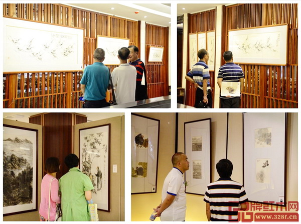 “南國丹青—東莞畫家寫嶺南”國畫展吸引眾多參觀者駐足欣賞 “南國丹青—東莞畫家寫嶺南”國畫展吸引眾多參觀者駐足欣賞