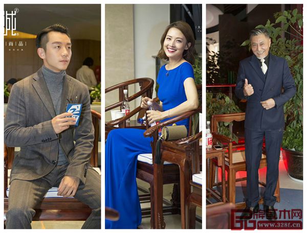 在休息室接受采訪的明星們