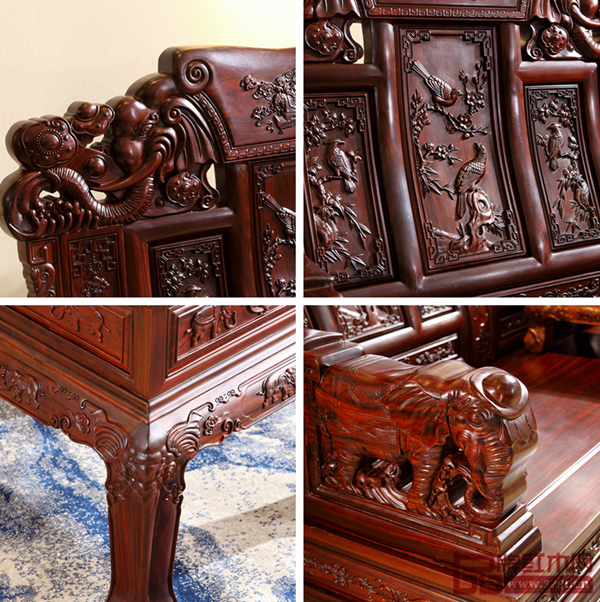 華行紅木以精湛的工藝展現(xiàn)明清紅木家具的魅力