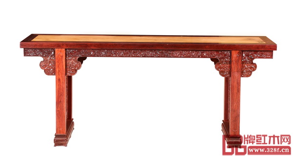 中國(guó)傳統(tǒng)工藝大師、波記家具董事長(zhǎng)伍建波作品——《小葉紫檀鑲越南黃花梨平頭案》 中國(guó)傳統(tǒng)工藝大師、波記家具董事長(zhǎng)伍建波作品——《小葉紫檀鑲越南黃花梨平頭案》