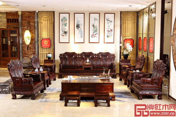 華行紅木——《東非酸枝·大象沙發(fā)》