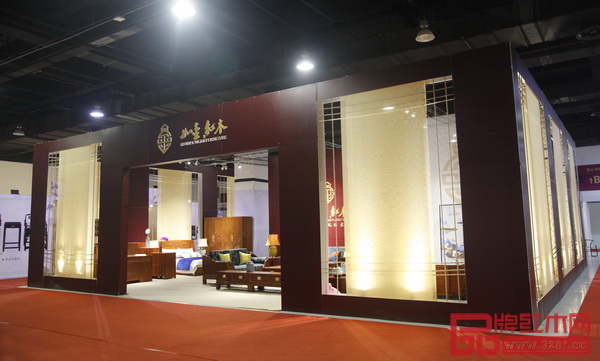 如金紅木東博會展位 如金紅木東博會展位