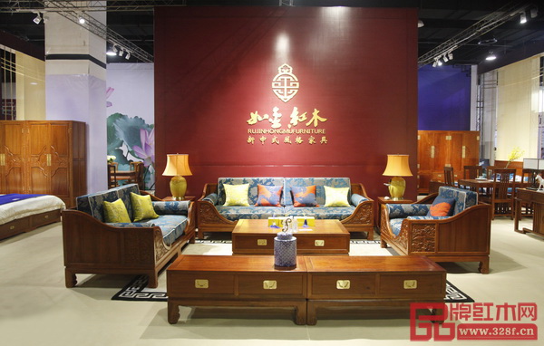 如金紅木展區(qū)內(nèi)景 如金紅木展區(qū)內(nèi)景