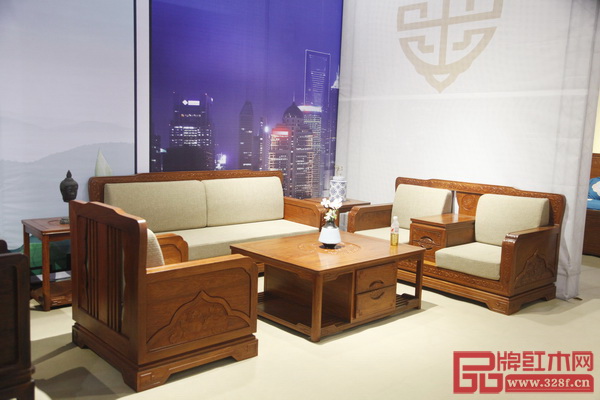 如金紅木展區(qū)內(nèi)景 如金紅木展區(qū)內(nèi)景