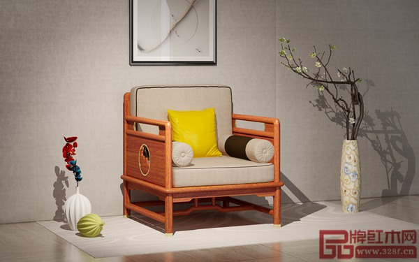 志成紅木《蘭閨·景明系列單椅》 志成紅木《蘭閨·景明系列單椅》