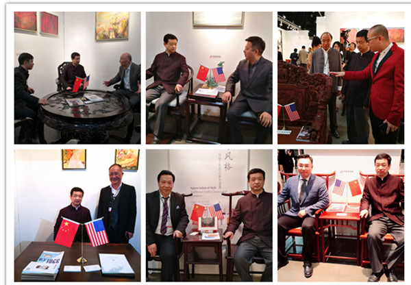 中國(guó)駐洛杉磯總領(lǐng)館文化參贊古今參觀首屆當(dāng)代經(jīng)典紅木家具中美交流展 中國(guó)駐洛杉磯總領(lǐng)館文化參贊古今參觀首屆當(dāng)代經(jīng)典紅木家具中美交流展