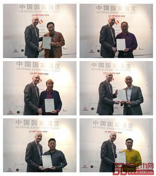 洛杉磯國(guó)際藝博會(huì)組委會(huì)為感謝中國(guó)紅木家具企業(yè)的參展,由洛杉磯藝博會(huì)創(chuàng)始人Kim Martindale專門為東莞國(guó)壽紅木、深圳泰和園、東陽(yáng)明堂紅木、東陽(yáng)卓木王、江西魯班木藝、中山紅寶軒6家企業(yè)頒發(fā)證書(shū)。 洛杉磯國(guó)際藝博會(huì)組委會(huì)為感謝中國(guó)紅木家具企業(yè)的參展,由洛杉磯藝博會(huì)創(chuàng)始人Kim Martindale專門為東莞國(guó)壽紅木、深圳泰和園、東陽(yáng)明堂紅木、東陽(yáng)卓木王、江西魯班木藝、中山紅寶軒6家企業(yè)頒發(fā)證書(shū)。