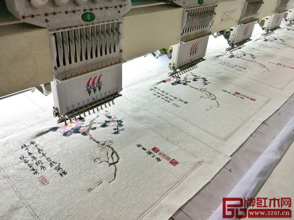 秀飾坊高精密刺繡作業(yè)