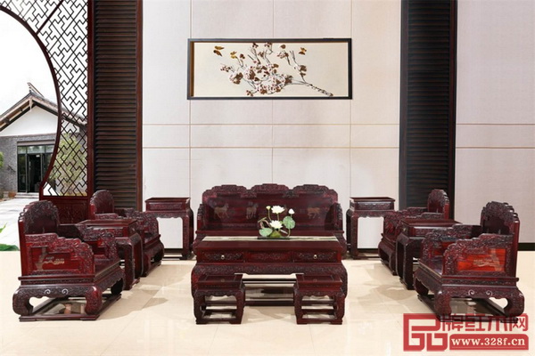 廣工坊紅木家具作品——《駿馬沙發(fā)》 廣工坊紅木家具作品——《駿馬沙發(fā)》