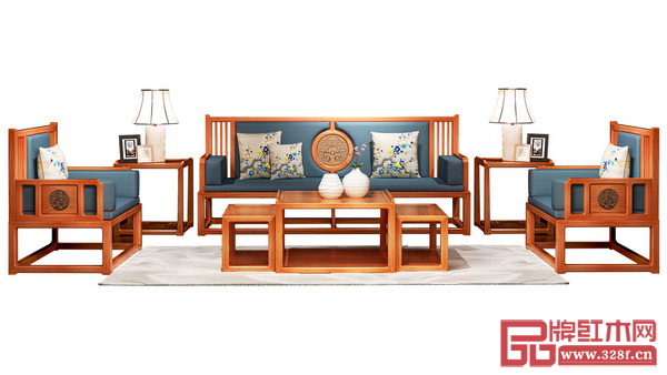 大成尚品古典紅木家具集團(tuán)有限公司 《古韻新風(fēng)沙發(fā)》