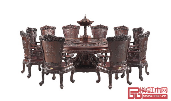 深圳泰和園《百子團(tuán)圓餐桌11件套》