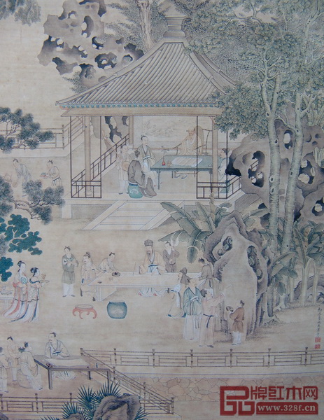 仇英《西園雅集圖》 仇英《西園雅集圖》