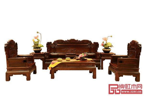 長豐紅木——《東非酸枝百年好合沙發(fā)》 長豐紅木——《東非酸枝百年好合沙發(fā)》