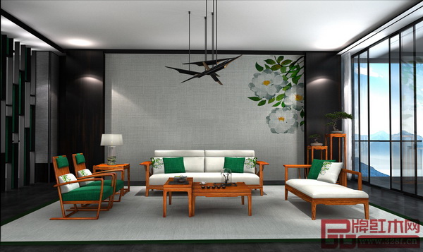 長(zhǎng)匯紅木——《清風(fēng)沙發(fā)》