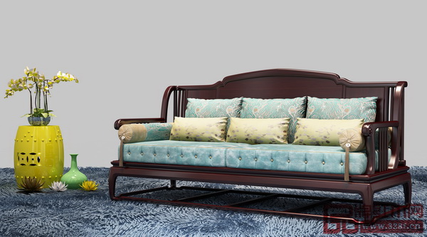 雍博堂紅木——《黑酸枝·現(xiàn)代新中式沙發(fā)》