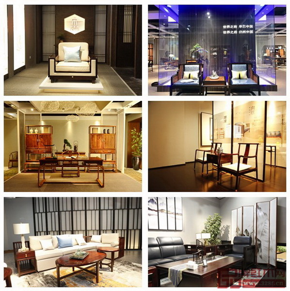  2018中山紅博會上各大紅木家具展廳布置呈現(xiàn)出多樣唯美“中國風(fēng)”