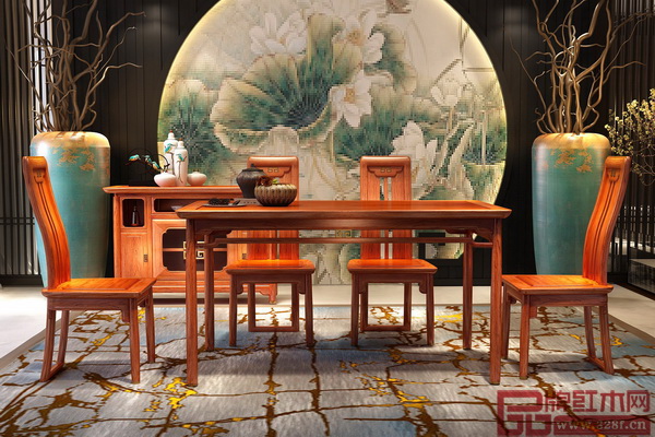  雙洋紅木“簡悟”餐廳系列