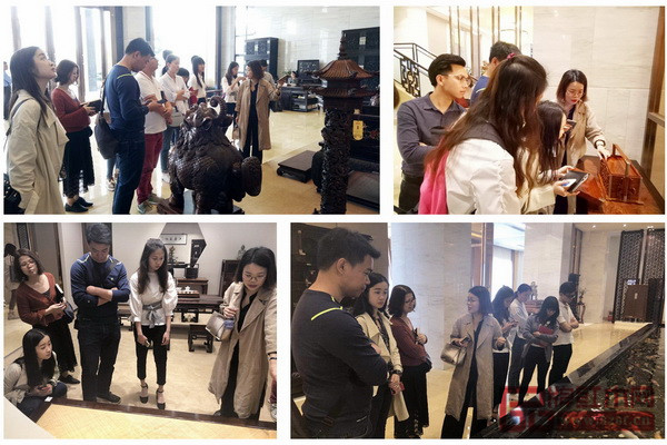 弘木傳媒學(xué)習(xí)小組參觀區(qū)氏臻品