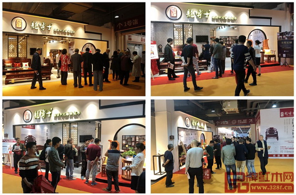 龍博士家具展位人氣火爆，眾多專家、經(jīng)銷商、消費(fèi)者都走進(jìn)展位深入了解