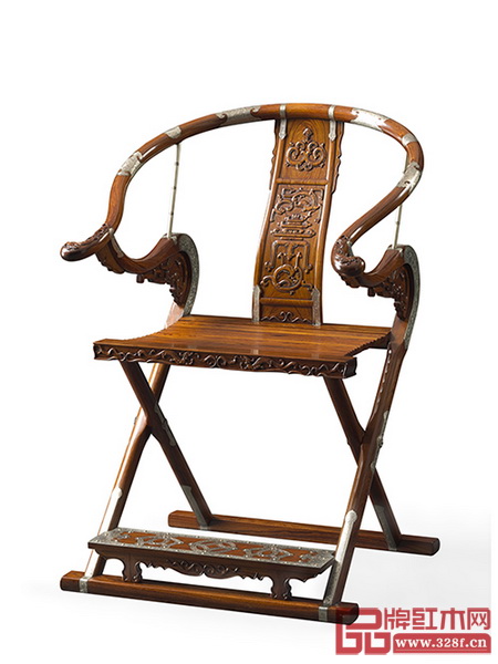  區(qū)氏臻品——《清式·螭龍捧壽紋交椅》